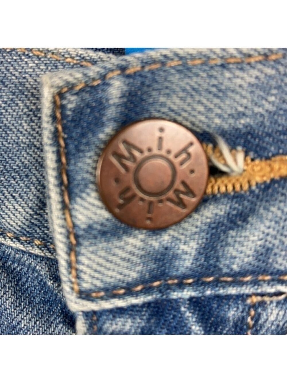 Anthropologie M.i.h Jeans Mimi High Rise Slim jeans size 28 - Picture 11 of 15